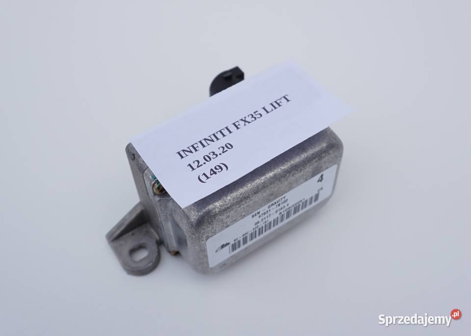 CZUJNIK GRAWITACJI SENSOR INFINITI FX35 FX45 Układ elektryczny