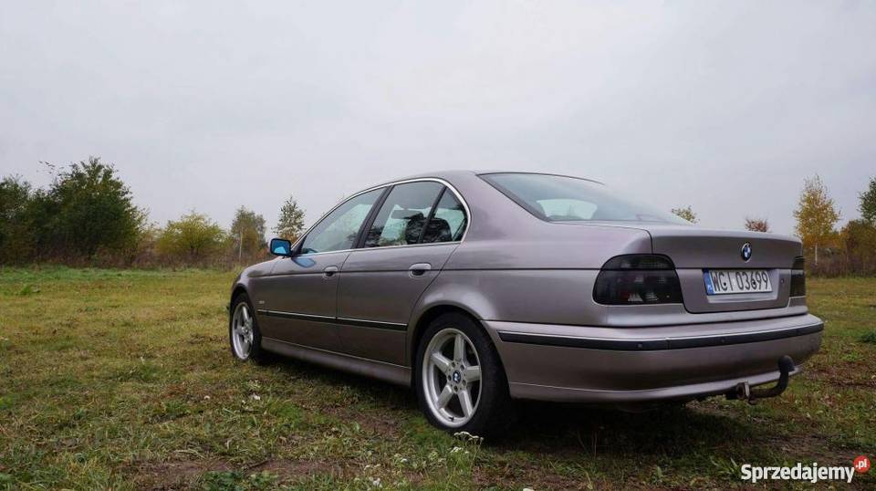 Bmw e39 Piękne BMW 25 benzyna zamienie elektryczne lusterka Ciechanów