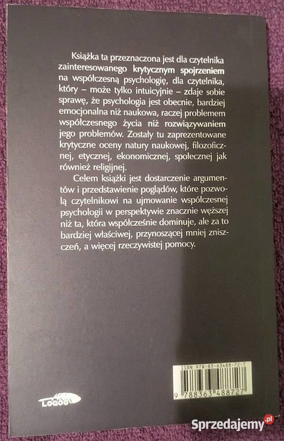 Psychologia jako religia Paul C Vitz Otwock