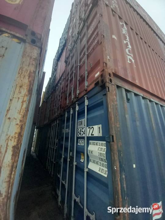 Kontener morski magazynowy budowlany 40 DV Gdańsk