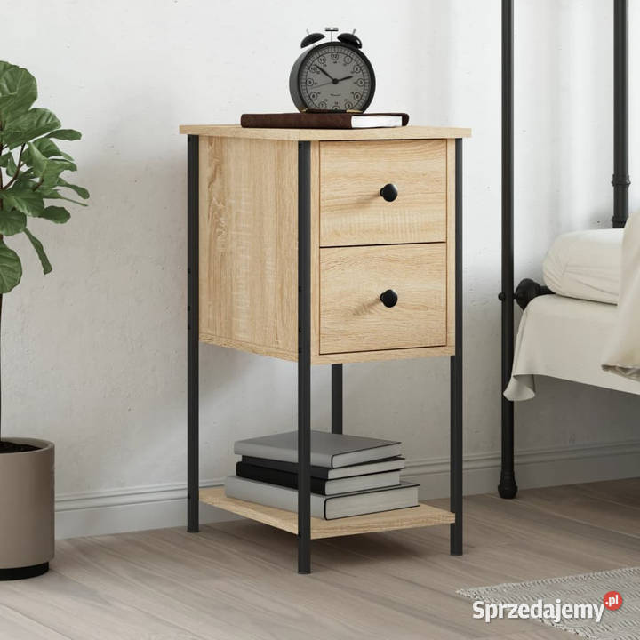 Szafka nocna dąb sonoma 32x42x70 materiał Warszawa