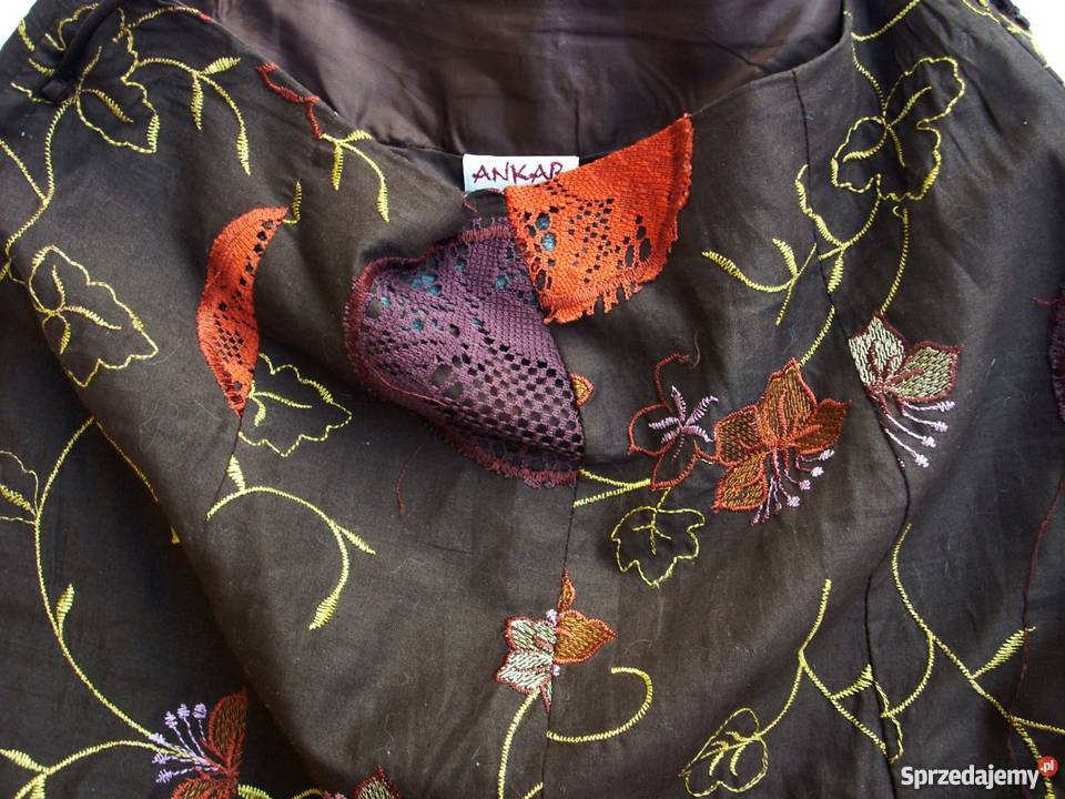 Ankar Spódniczka haftowana MIDI j nowa 34 36 XS małopolskie