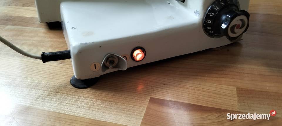 Krajalnica do mięsa firmy MaGa 1990 działająca pomorskie Pruszcz Gdański