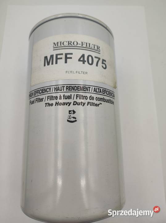 MFF 4075 Filtr paliwa CAT Rok produkcji 2026 Września