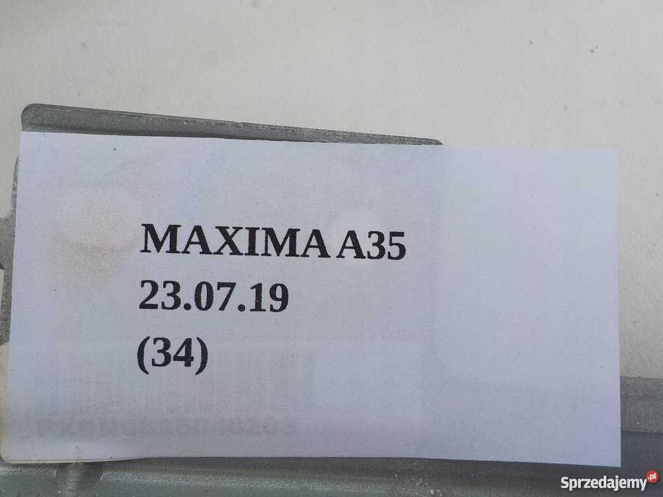 KURTYNA POWIETRZNA AIRBAG PL NISSAN MAXIMA A35 osobowe Nowy Tomyśl
