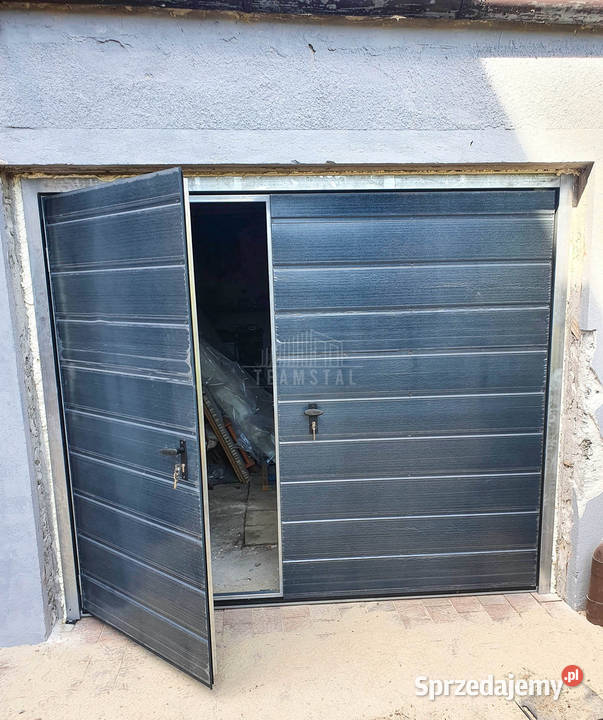 Bramy garażowe na wymiar uchylne ocieplone brama Łańcut