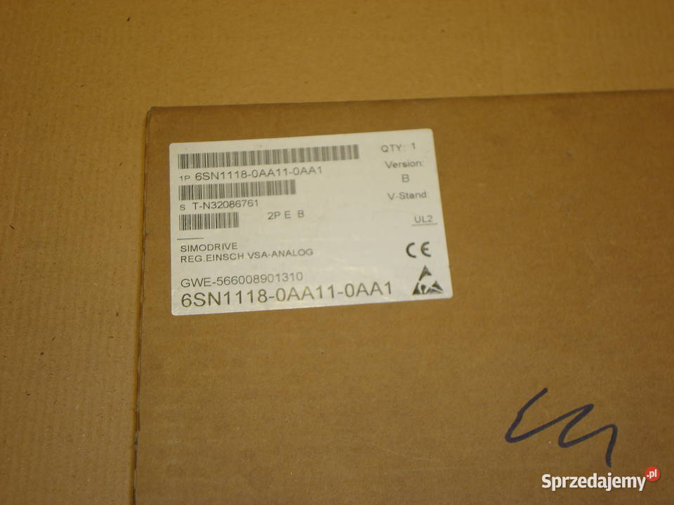 simodrive 6SN11180AA110AA1 śląskie Poręba sprzedam