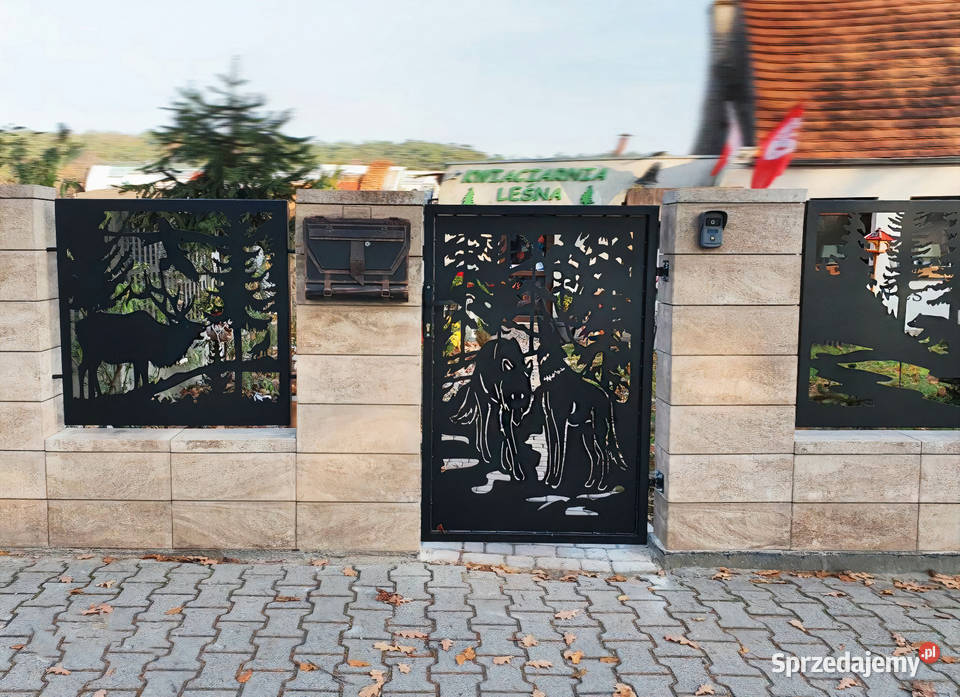 Ogrodzenie panelowe zwierzęta wilkibramy Poznań