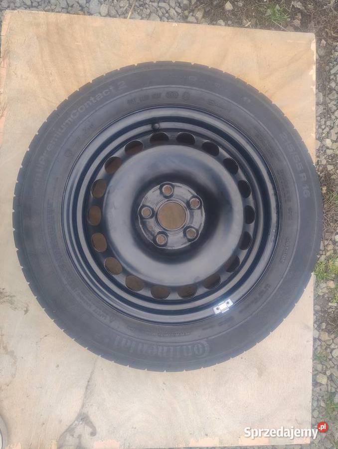 Sprzedam 1 oponę Continental 21555 R16 z felgą Potok Wielki