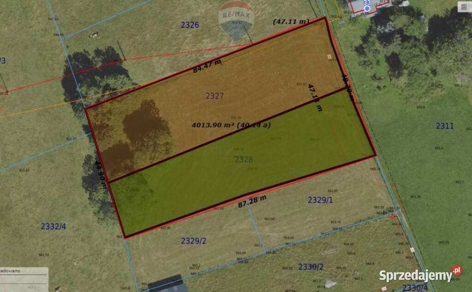 Działka budowlana I Prąd I Stacja SKI Harenda budowlana małopolskie Suche sprzedam