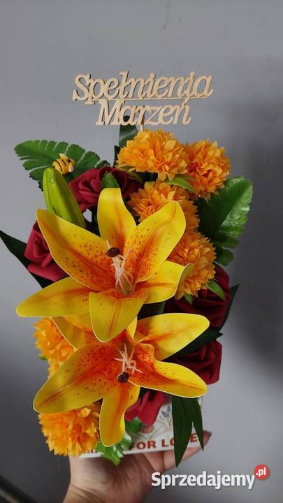 Kompozycja kwiatowa gotowy prezent Rybnik
