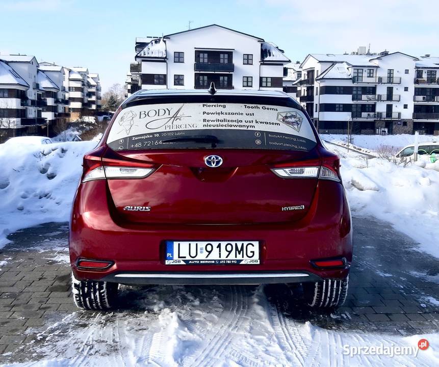 Toyota Auris II 2017 Hybryda LPG Prestige HB światła przeciwmgielne Lublin
