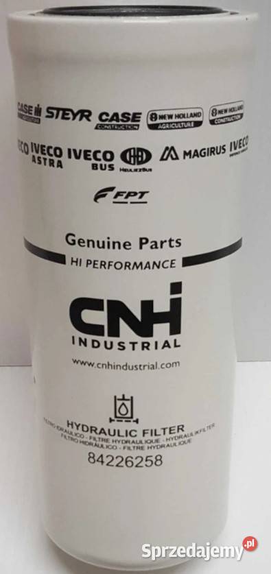 Filtr hydrauliki oryginał CNH 84226258 do CASE Drobin
