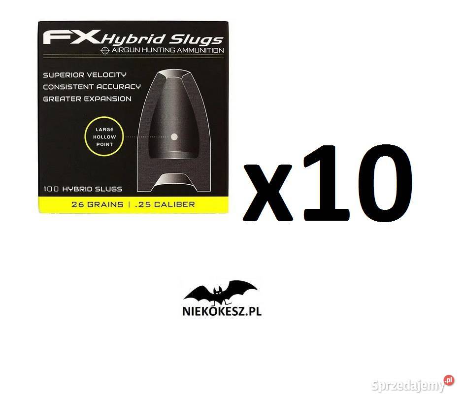 10x FX hybrid śrut pcp 25 i inne kalibry też Sporty strzeleckie i myślistwo Trzcianka