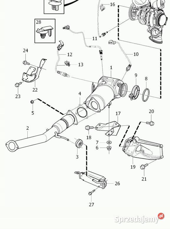 VOLVO uszczelka wydechu 31375261 OE dolnośląskie Bielany Wrocławskie