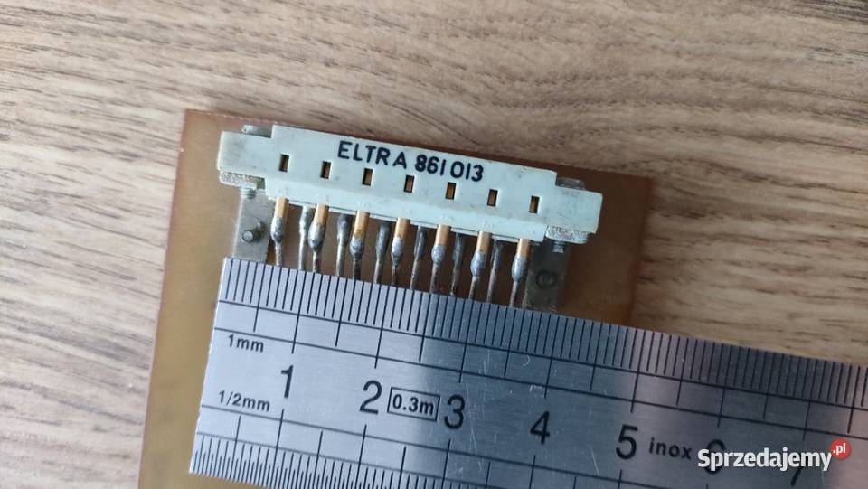 Złącze pozłacane ELTRA 852 013 i 861 013 Szczecin
