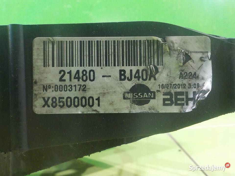 NISSAN NV200 15 DCI 12R VAN wentylator chlodnicy Suków