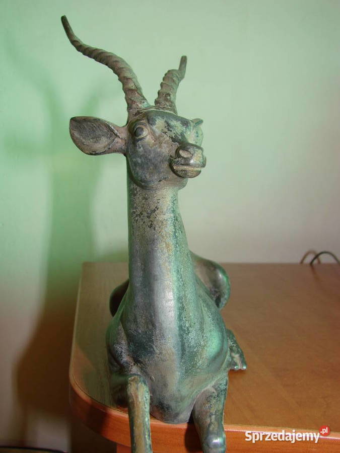 Antylopa z zegara kominkowego UCRA Pruszcz Gdański sprzedam