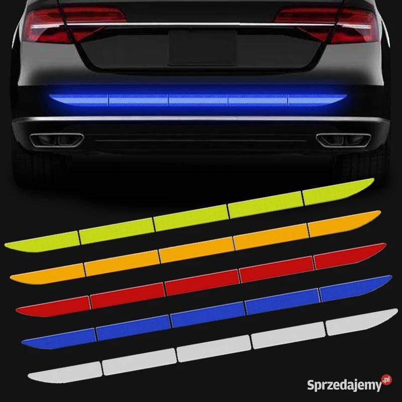 Wodoodporna odblaskowa naklejka na tył pojazdu Naklejki mazowieckie Płock