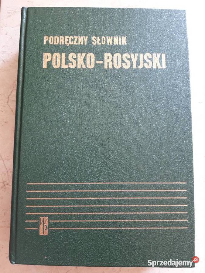 Podręczny słownik polsko rosyjski Ryszard sprzedam