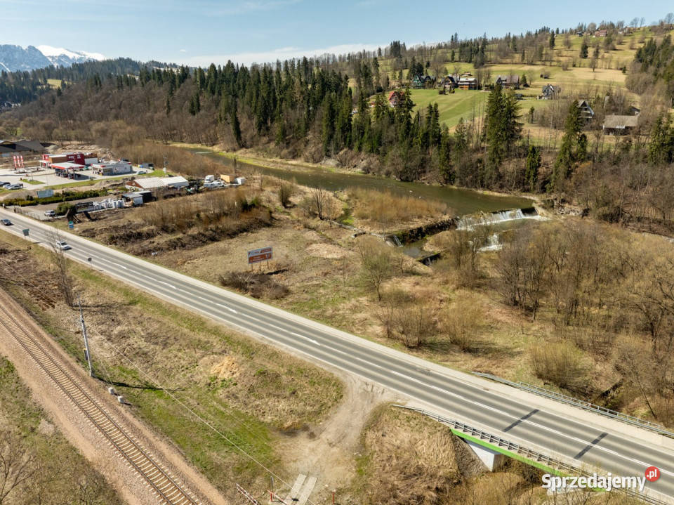 Działka pod stragan Zakopiance B Dunajec