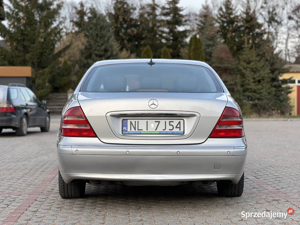 Mercedes w220 32 Long warmińsko-mazurskie Lidzbark Warmiński