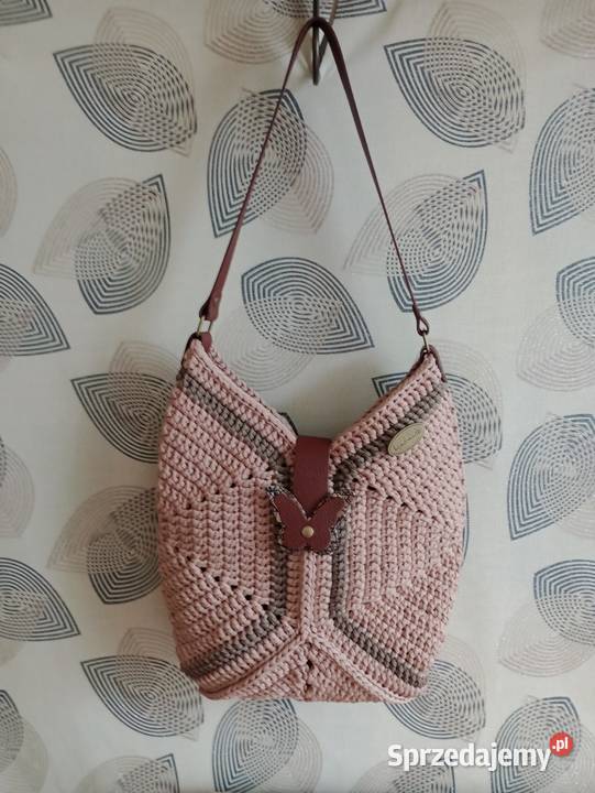 Sznurkowa torebka Handmade lubelskie Chełm