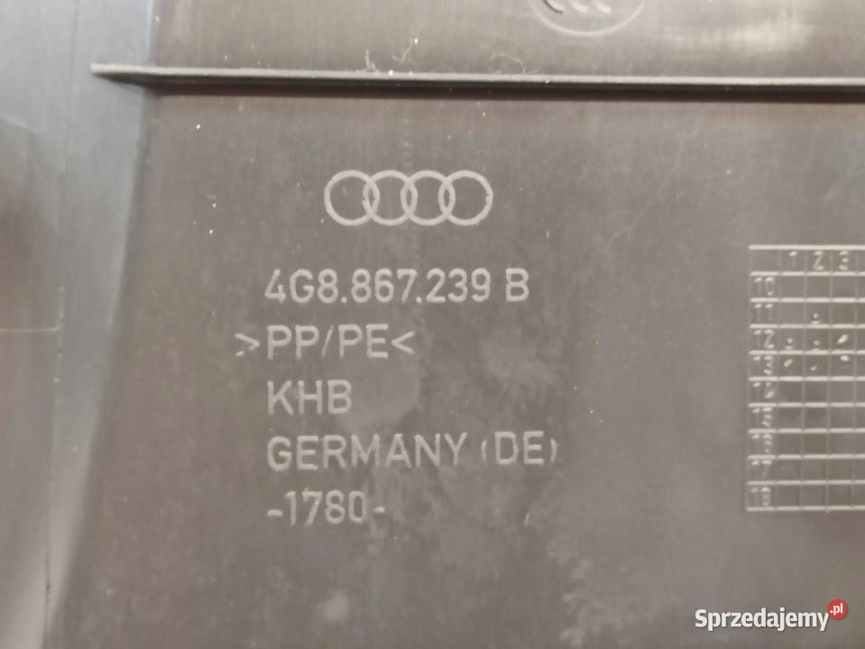 AUDI A7 4G OSŁONA SŁUPKA PRAWA 4G8867240B