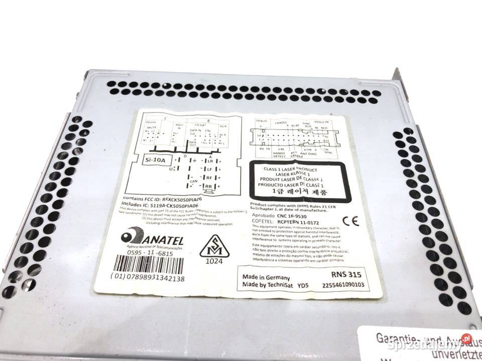 RADIO NAWIGACJA VW PASSAT B7 1K0035274P osobowe