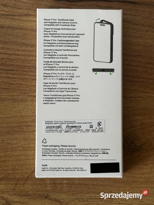 TechWoven Case iPhone 17 Pro Warszawa