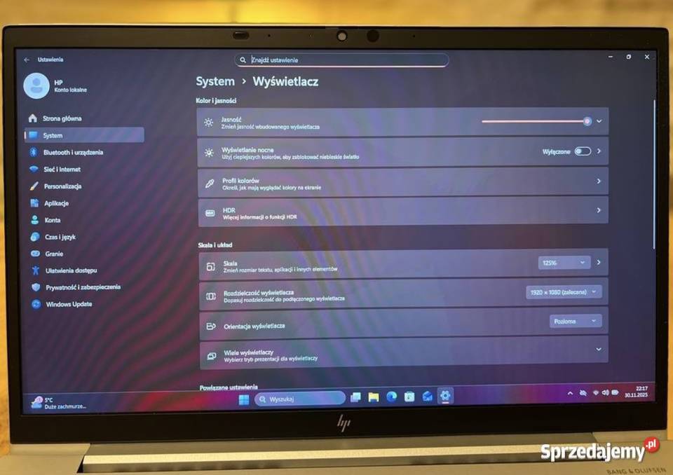 Biznes klasa Nowy HP 14 i58x440Ghz 16GB SSD Koszalin