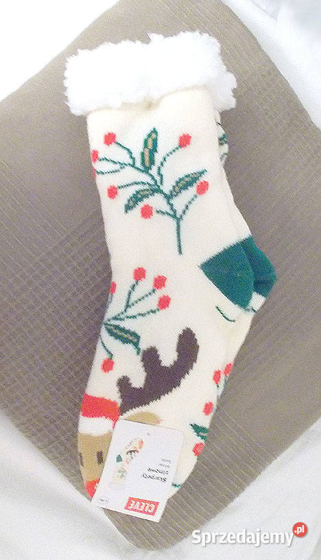 antypośligowe skarpetydo domu ciepłe kapcie Szczecin