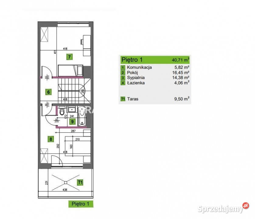 sprzedaży domu szeregowego Kraków Kliny 1444m2 szeregowa Sprzedaż sprzedam