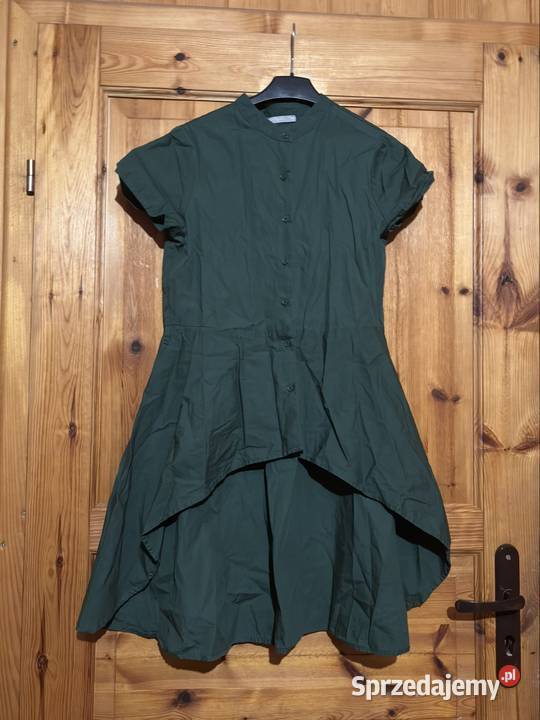 Zielona sukienka Esprit rozmiar 36 zapinana na bez rękawa Przykona