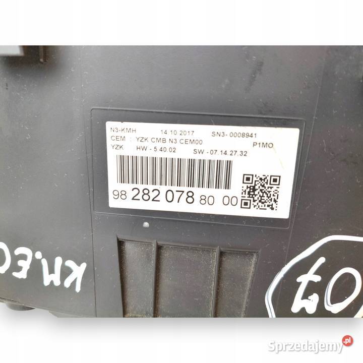 LICZNIK ZEGARY 9828207880 Opel Crossland X 12 Liczniki i zegary