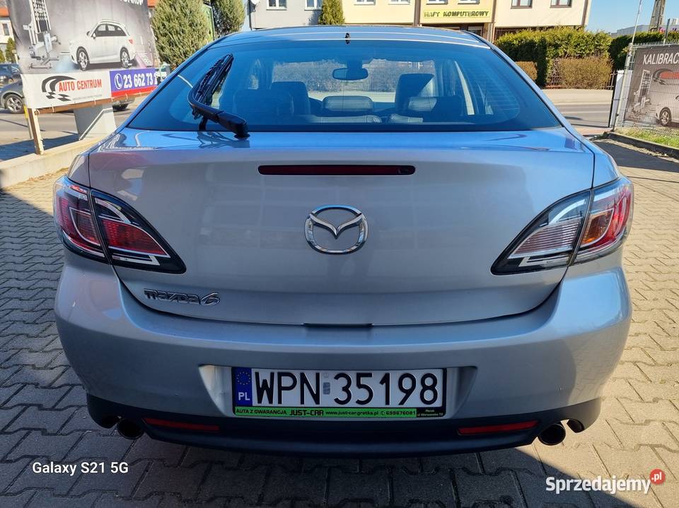 Mazda 6 II 20 155 skóra climatronic alufelgi centralny zamek mazowieckie Płońsk