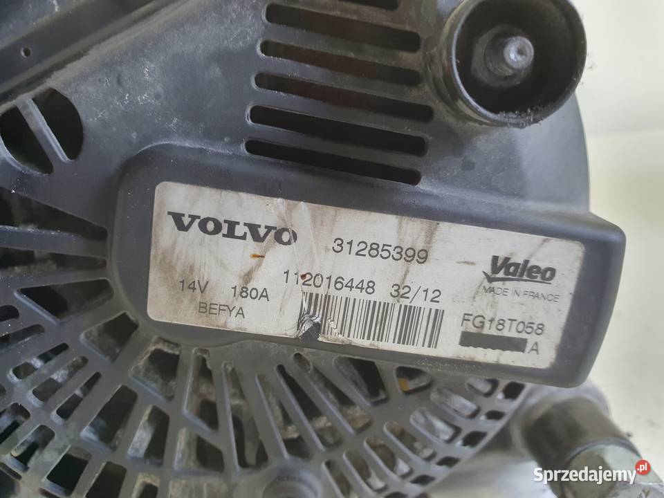 ALTERNATOR Volvo S40 II V50 16 D D2 180A Chełm
