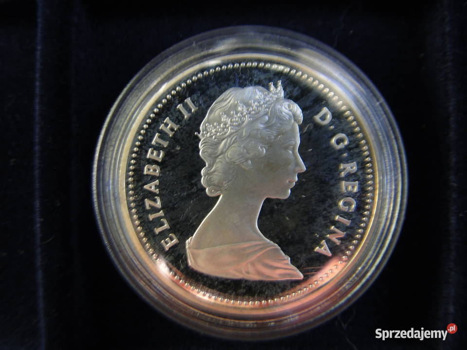 Srebrna moneta Canada Dollar DGRegina Elisabeth Warszawa