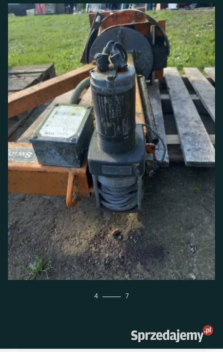 Dźwig żuraw z wyciągiem elektrycznym Jasienica Rosielna