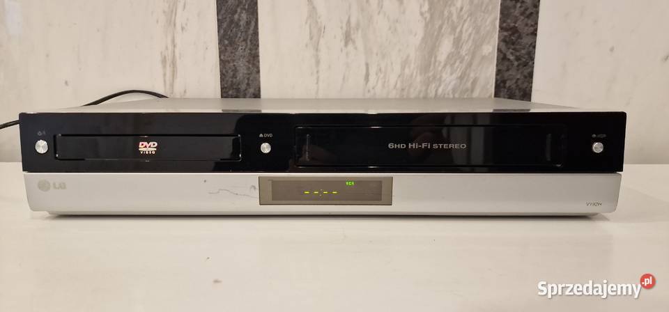 LG V192H KOMBO DVDVHS Magnetowidy Międzychód sprzedam