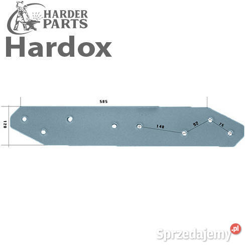 Płoza długa HARDOX 3411871L WS2AL części do Suwałki