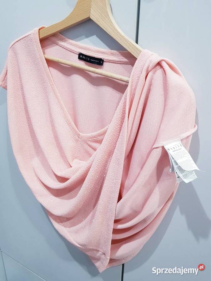 Połyskujaca damska bluzeczka z dekoltem V Mohito Dąbrowa Górnicza