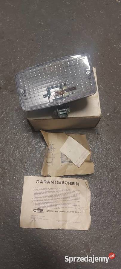 Lampa świata wstecznego TrabantWartburg DDR Sieradz