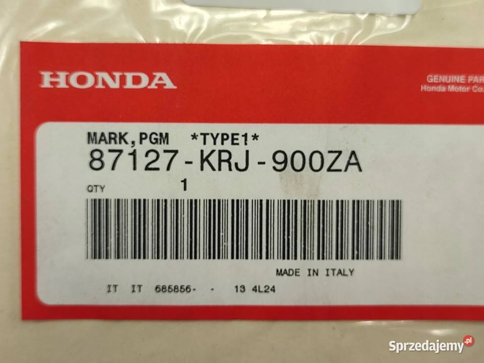 NAKLEJKA PGM FI PR BOCZEK HONDA FES125 PANTHEON lubelskie sprzedam