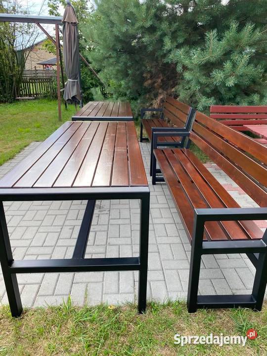 Ławki ogrodowe zestaw stolik ogrodowy komplet Stoły i stoliki ogrodowe Gliwice