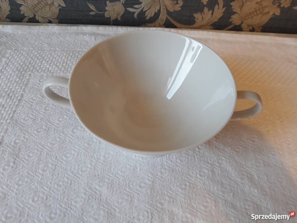 Biała delikatna bulionówka Rosenthal na ślub Dom i Ogród Gdańsk