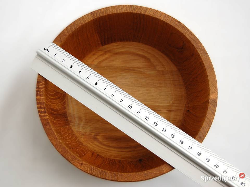 Nowa drewniana miska dębowa salaterka drewno dąb