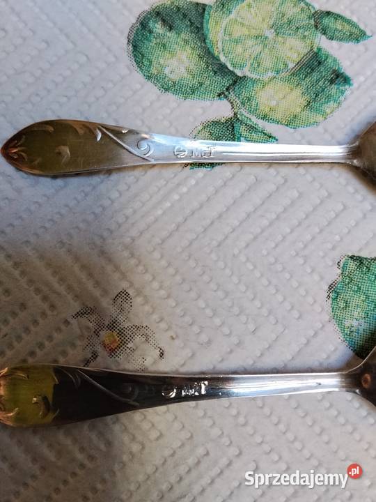 Posrebrzane łyżeczki do herbaty MET Nowa Karczma