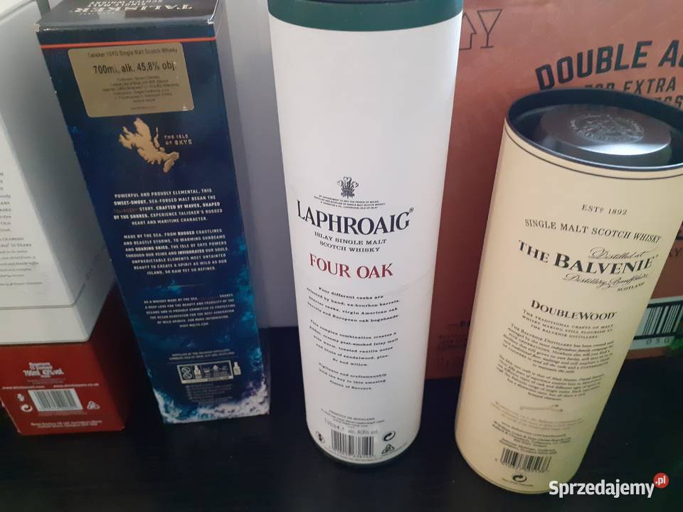 Butelki szklane Whisky Gin Wino Rum Liker Porcelana i szkło Warszawa