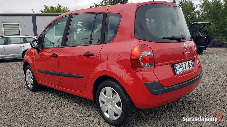 Renault Modus GRAND 12 16V 75 Zarejestrowany Rok produkcji 2008 Rydułtowy sprzedam